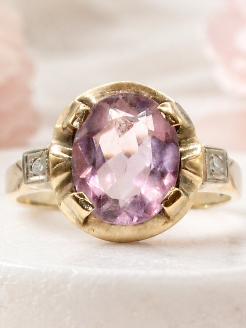 Victorian Lavender Amethyst Ring